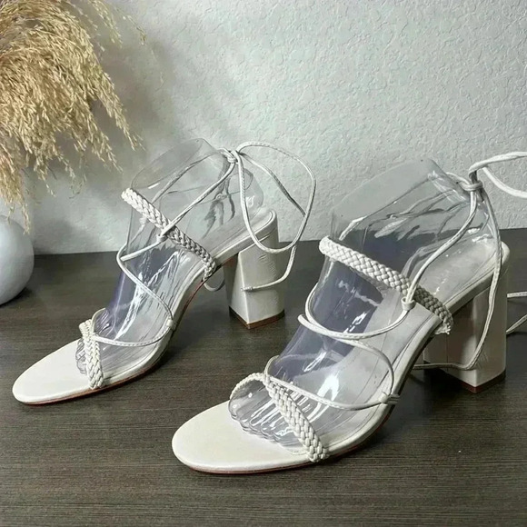 Schutz Maxima Block Sandals Size 10.5B - Picture 2 of 10